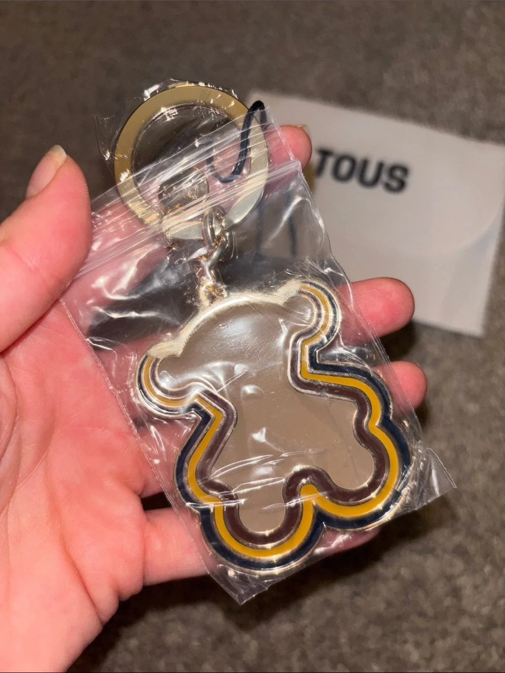 🧸 TOUS Bear Waves Key Ring